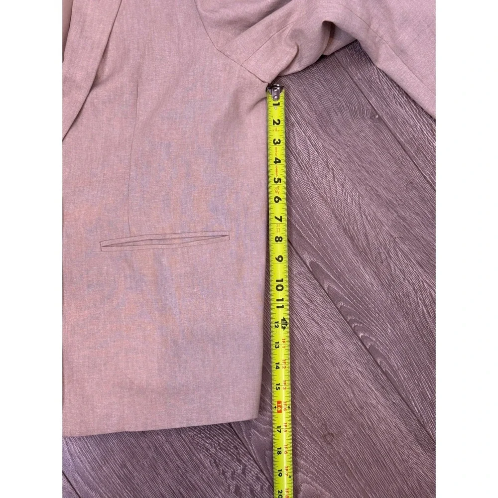 Old Navy Mens XL Linen Blend Blazer Sport Coat Beige Beachy Wedding Lightweight